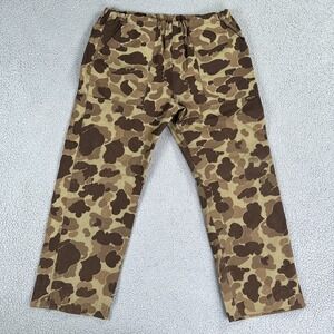 VTG 90s Browning Frog Camo Gore-Tex Hunting Pants Men Large Ankle Zip USA Made